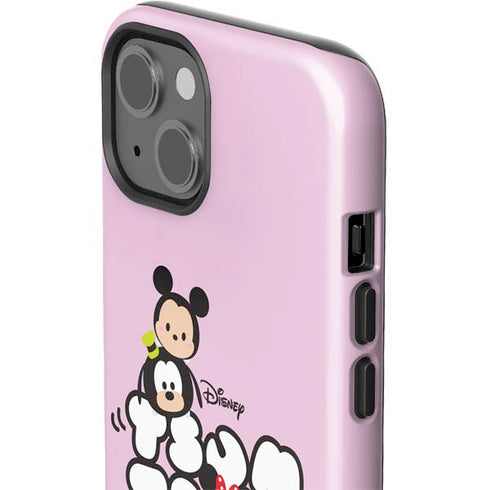 Disney Tsum Tsum Goofy Mickey and Minnie iPhone 15 Plus Impact Case
