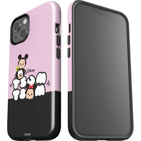 Disney Tsum Tsum Goofy Mickey and Minnie iPhone 15 Plus Impact Case