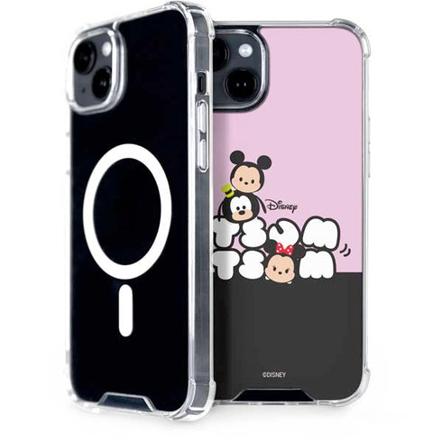 Disney Tsum Tsum Goofy Mickey and Minnie iPhone 15 Plus MagSafe Case