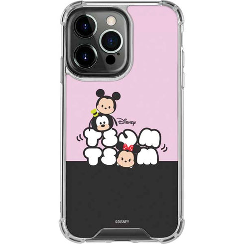Disney Tsum Tsum Goofy Mickey and Minnie iPhone 15 Pro Clear Case