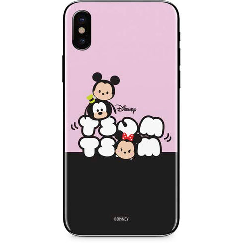 Disney Tsum Tsum Goofy Mickey and Minnie iPhone X Skin