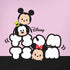 Disney Tsum Tsum Goofy Mickey and Minnie iPhone XS Skin