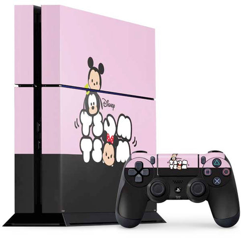 Disney Tsum Tsum Goofy Mickey and Minnie PS4 Console and Controller Bundle Skin
