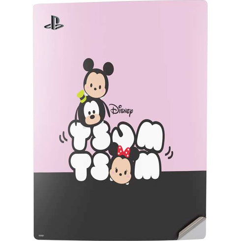 Disney Tsum Tsum Goofy Mickey and Minnie PS5 Digital Edition Console Skin