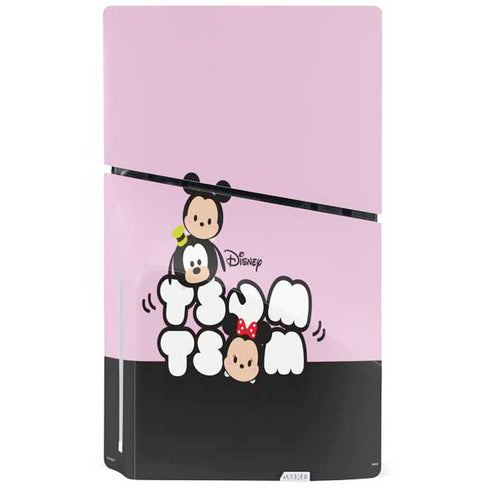 Disney Tsum Tsum Goofy Mickey and Minnie PS5 Slim Disk Console Skin