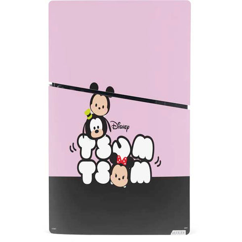 Disney Tsum Tsum Goofy Mickey and Minnie PS5 Slim Digital Edition Bundle Skin