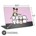 Disney Tsum Tsum Goofy Mickey and Minnie Universal Laptop 13in (10.6 x 7.6in) Skin