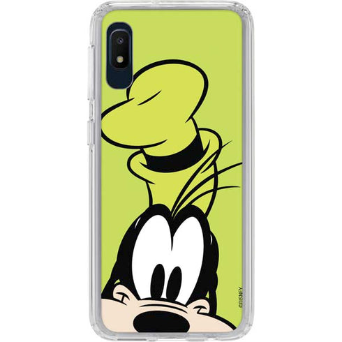 Disney Friends Goofy Up Close Galaxy A10e Clear Case