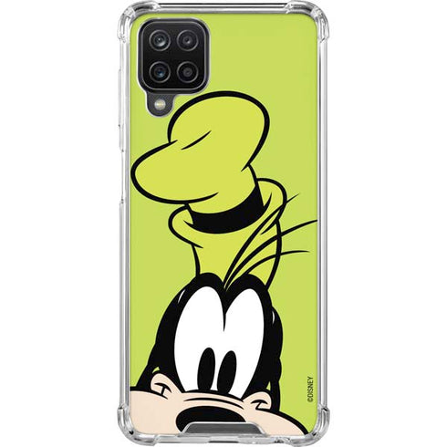 Disney Friends Goofy Up Close Galaxy A12 Clear Case