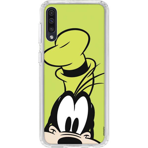 Disney Friends Goofy Up Close Galaxy A50 Clear Case