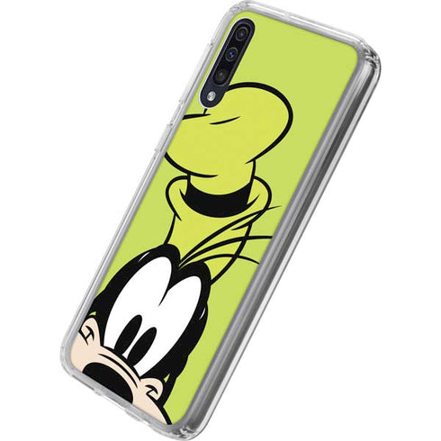 Disney Friends Goofy Up Close Galaxy A50 Clear Case
