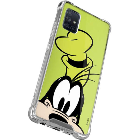 Disney Friends Goofy Up Close Galaxy A71 5G Clear Case