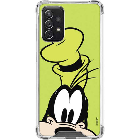 Disney Friends Goofy Up Close Galaxy A72 5G Clear Case