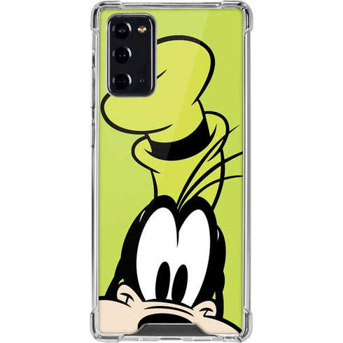 Disney Friends Goofy Up Close Galaxy Note20 5G Clear Case