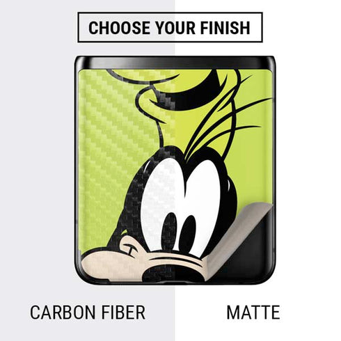 Disney Friends Goofy Up Close Galaxy Z Flip Skin
