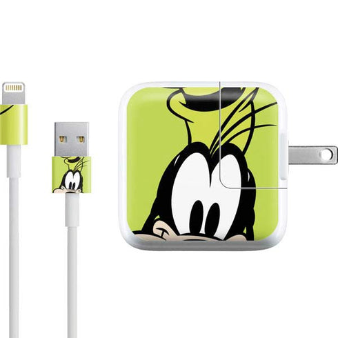Disney Friends Goofy Up Close iPad Charger (10W USB) Skin