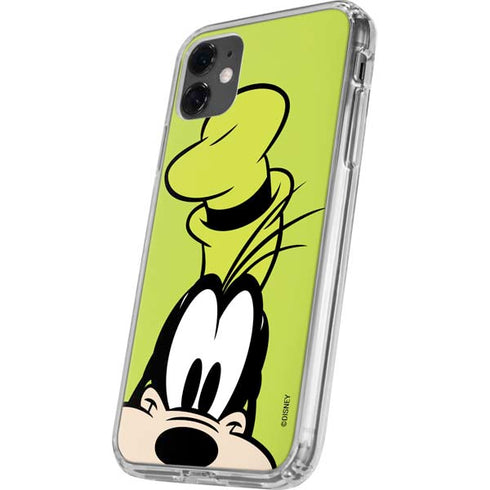 Disney Friends Goofy Up Close iPhone 11 Clear Case
