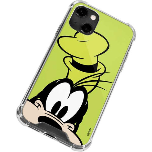 Disney Friends Goofy Up Close iPhone 14 Clear Case