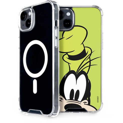 Disney Friends Goofy Up Close iPhone 14 Plus MagSafe Case
