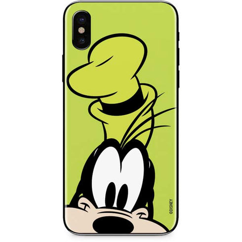 Disney Friends Goofy Up Close iPhone X Skin
