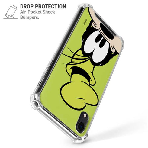 Disney Friends Goofy Up Close iPhone XR Clear Case
