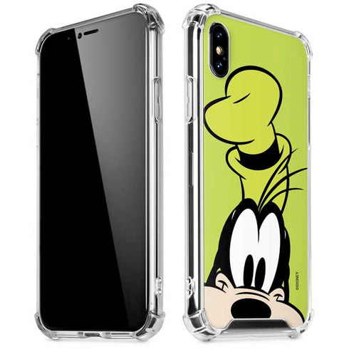 Disney Friends Goofy Up Close iPhone XS Max Clear Case