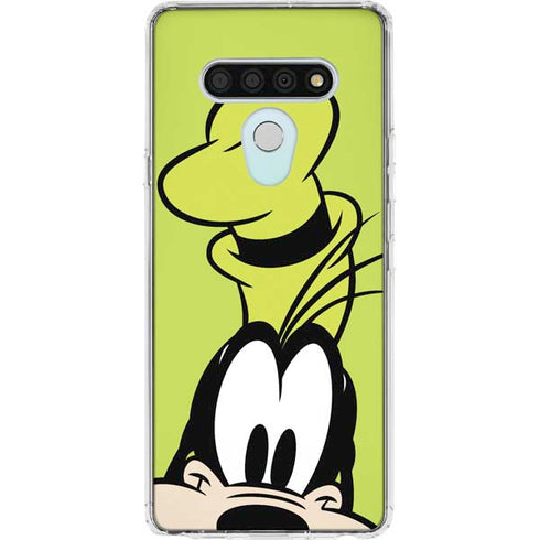 Disney Friends Goofy Up Close LG Stylo 6 Clear Case