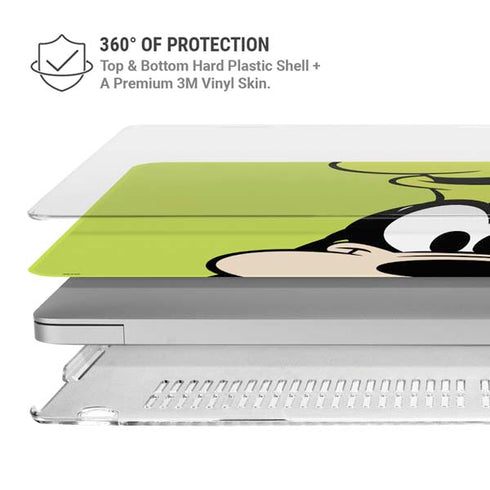 Disney Friends Goofy Up Close MacBook Air 13in M1 (2021) Case plus Skin