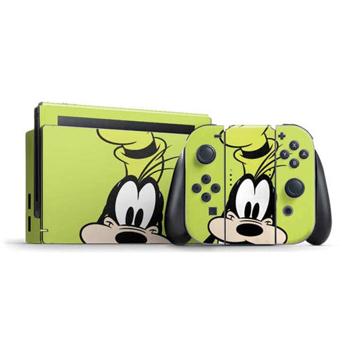 Disney Friends Goofy Up Close Nintendo Switch Bundle Skin