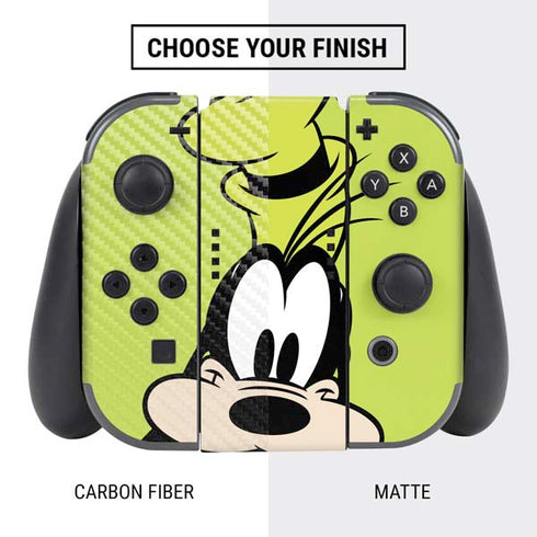 Disney Friends Goofy Up Close Nintendo Switch Bundle Skin