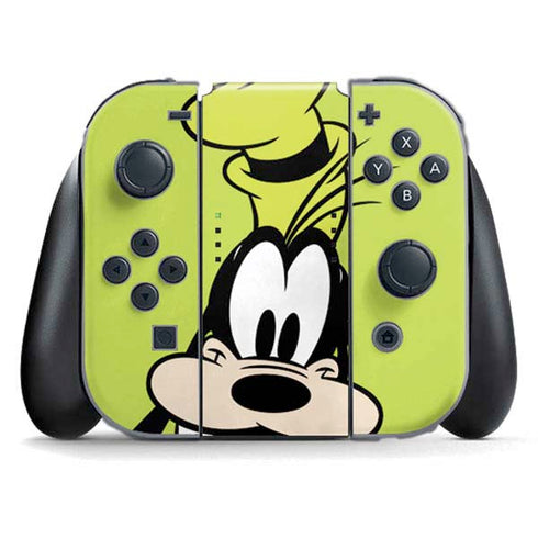 Disney Friends Goofy Up Close Nintendo Switch (2017-2021) Joy-Con Controller Skin