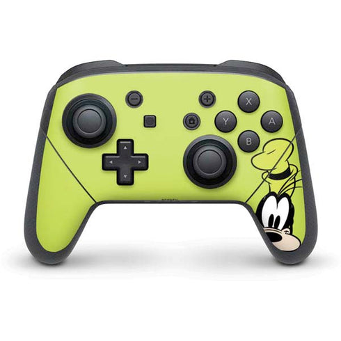 Disney Friends Goofy Up Close Nintendo Switch Pro Controller Skin