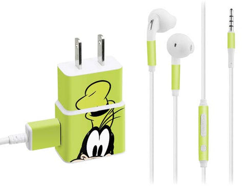 Disney Friends Goofy Up Close Phone Charger Skin