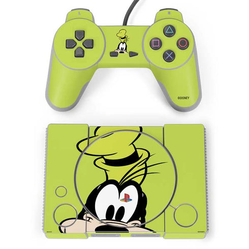 Disney Friends Goofy Up Close PlayStation Classic Bundle Skin