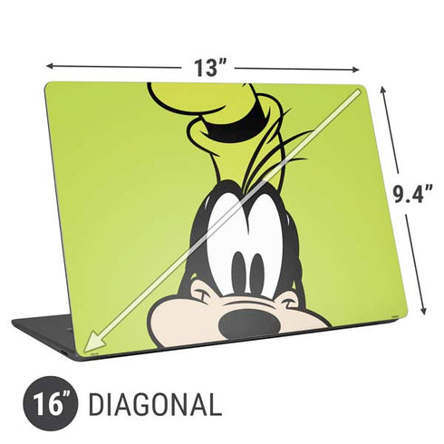 Disney Friends Goofy Up Close Universal Laptop 16in (13 x 9.4in) Skin