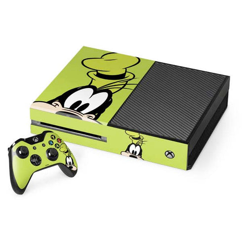 Disney Friends Goofy Up Close Xbox One Console and Controller Bundle Skin