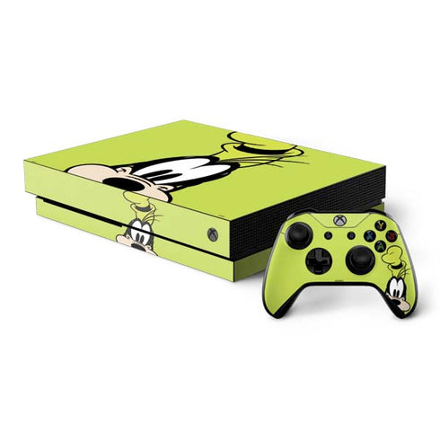 Disney Friends Goofy Up Close Xbox One X Bundle Skin
