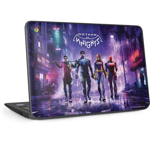 DC Comics Gotham Knights Characters HP Chromebook Skin