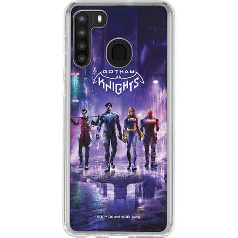 DC Comics Gotham Knights Characters Galaxy A21 Clear Case