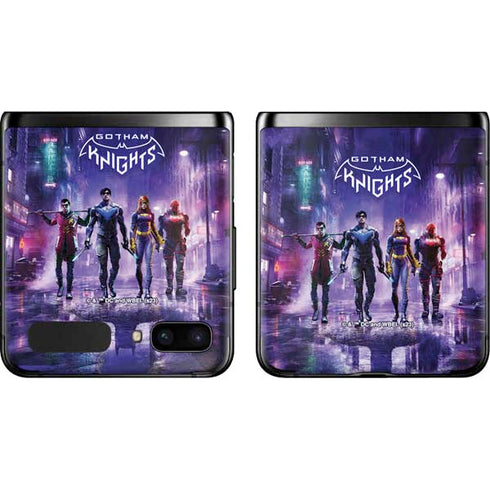 DC Comics Gotham Knights Characters Galaxy Z Flip Skin