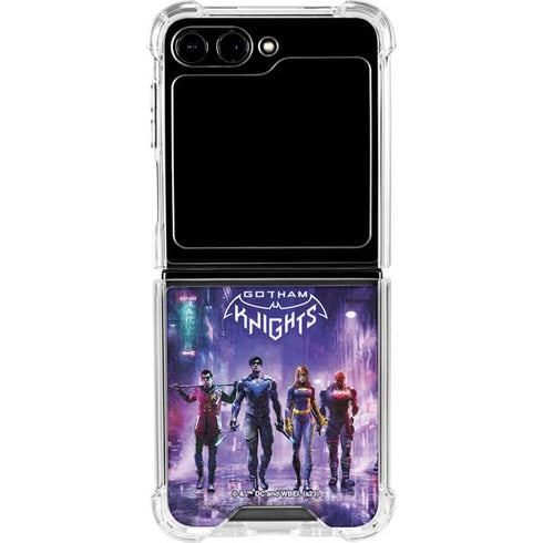 DC Comics Gotham Knights Characters Galaxy Z Flip5 5G Clear Case