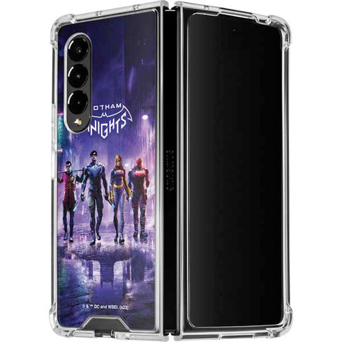 DC Comics Gotham Knights Characters Galaxy Z Fold4 5G Clear Case