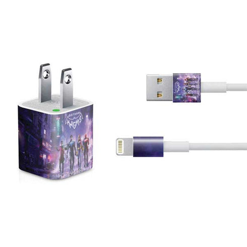 DC Comics Gotham Knights Characters iPhone Charger (5W USB) Skin