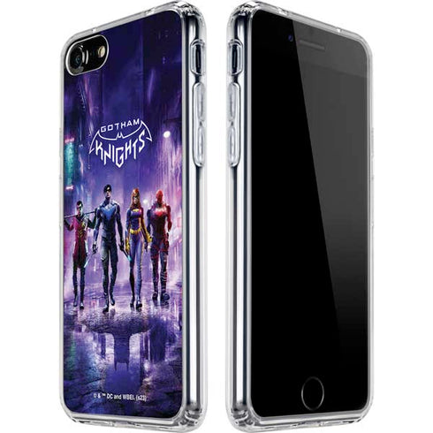 DC Comics Gotham Knights Characters iPhone SE (2nd & 3rd Gen) Clear Case
