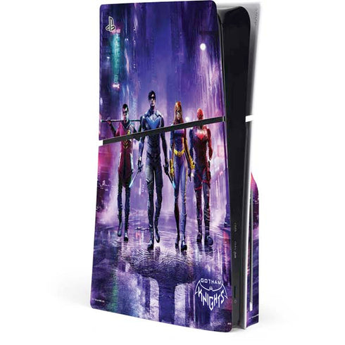 DC Comics Gotham Knights Characters PS5 Slim Disk Console Skin