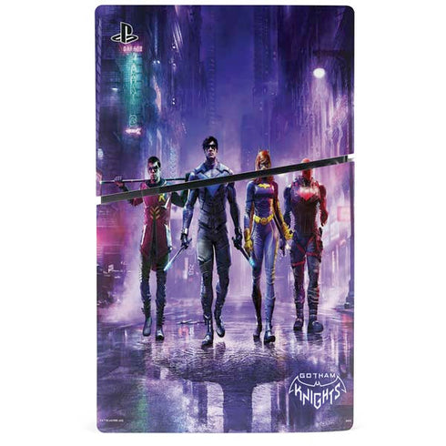 DC Comics Gotham Knights Characters PS5 Slim Disk Console Skin