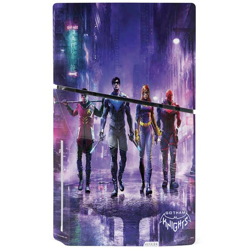 DC Comics Gotham Knights Characters PS5 Slim Disk Console Skin
