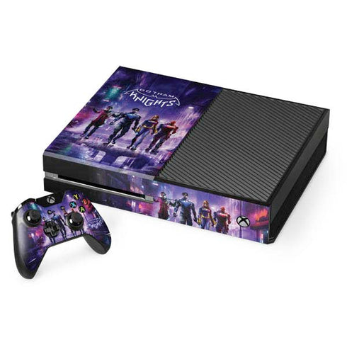 DC Comics Gotham Knights Characters Xbox One Console and Controller Bundle Skin