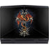 Gothic Dragon & Skull Cross by Sarah Richter Dell Alienware Skin