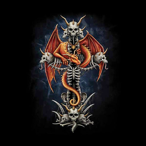 Gothic Dragon & Skull Cross by Sarah Richter Amazon Echo Skin